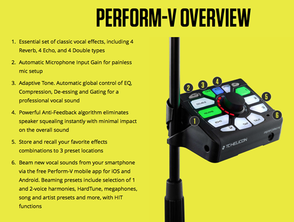 TC Electronic helicon Perform-V