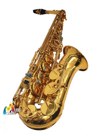 Overtone Alto Saxophone รุ่น  gold lacquer OSA-101 อัลโตแซกโซโฟน ยี่ห้อ โอเว่อร์โทน รุ่น OSA-101