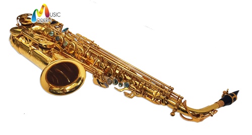 Overtone Alto Saxophone รุ่น  gold lacquer OSA-101 อัลโตแซกโซโฟน ยี่ห้อ โอเว่อร์โทน รุ่น OSA-101