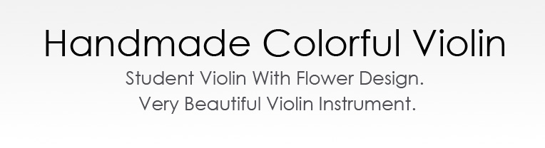 Handmade Colorful Electric Violin