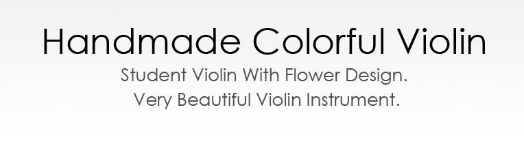Handmade Colorful Electric Violin Handmade Colorful Electric Violin