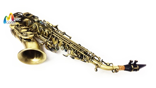 Overtone Soprano Curve Saxophone รุ่น vintage OSSC-301โซปราโนเคิบแซกโซโฟน ยี่ห้อ โอเว่อร์โทน รุ่น vintage OSSC-301