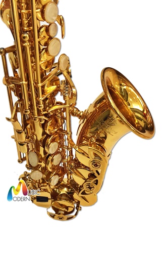 Overtone Soprano Curve Saxophone รุ่น  gold lacquer OSSC-101 โซปราโนเคิบแซกโซโฟน ยี่ห้อ โอเว่อร์โทน รุ่น  gold lacquer OSSC-101