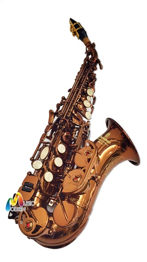Overtone Soprano Curve Saxophone รุ่น chocolate OSSC-601 โซปราโนเคิบแซกโซโฟน ยี่ห้อ โอเว่อร์โทน รุ่น chocolate OSSC-601