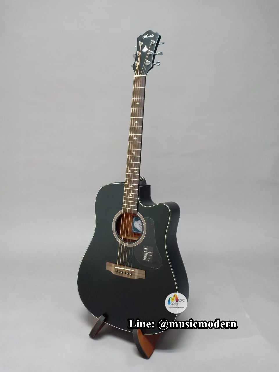 Mantic AG-1CE BK Acoustic Guitar 