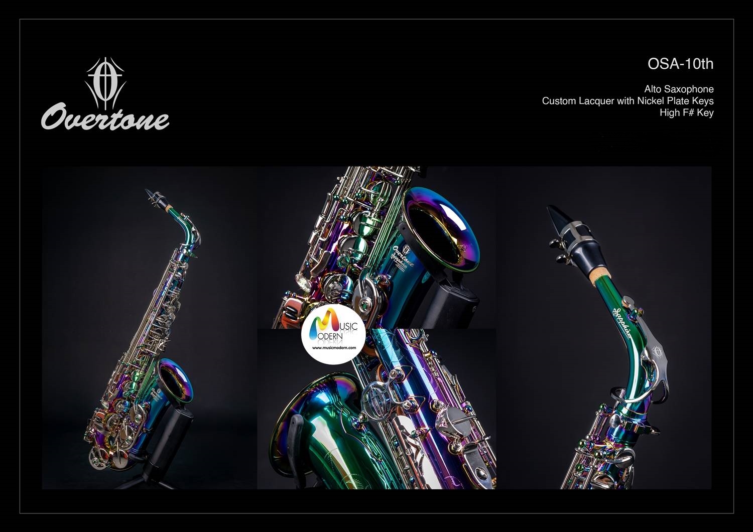 Overtone Alto Saxophone รุ่น  Sapphire OSA-10th